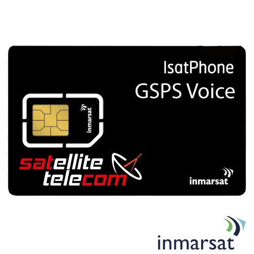 Inmarsat GSPS pre post paid SIM Voice