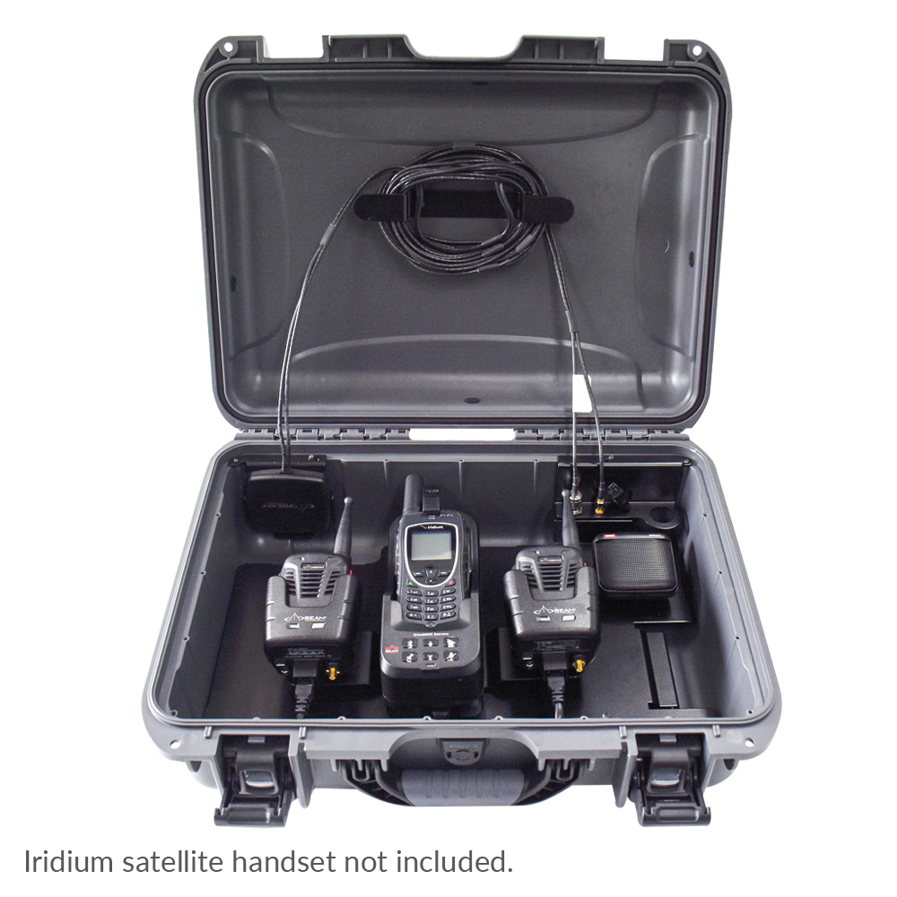 Iridium 9575 PTT Grab´n Go case Long Range 2 handset Wireless Kit