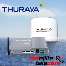 Terminal Internet maritime et antenne Thuraya Orion