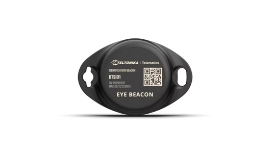 Black EYE BEACON device Teltonika collecting data