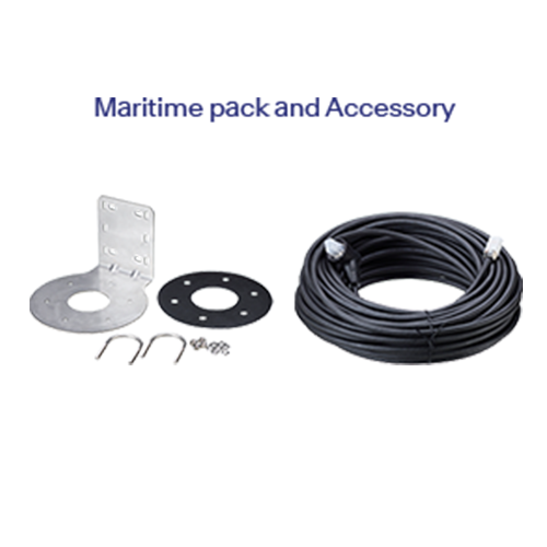 Thuraya satellite terminal MBH mast mount