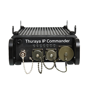 Thuraya IP Commander device on a white background
