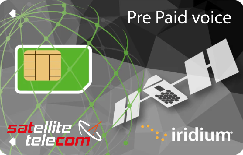 Iridium Pre-paid voice SIM satellite-telecom
